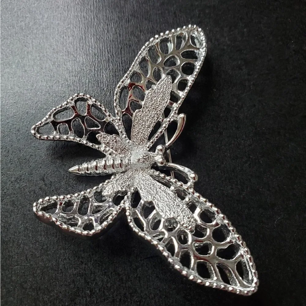 Vintage 1971 Sarah Coventry Madame Butterfly Brooch